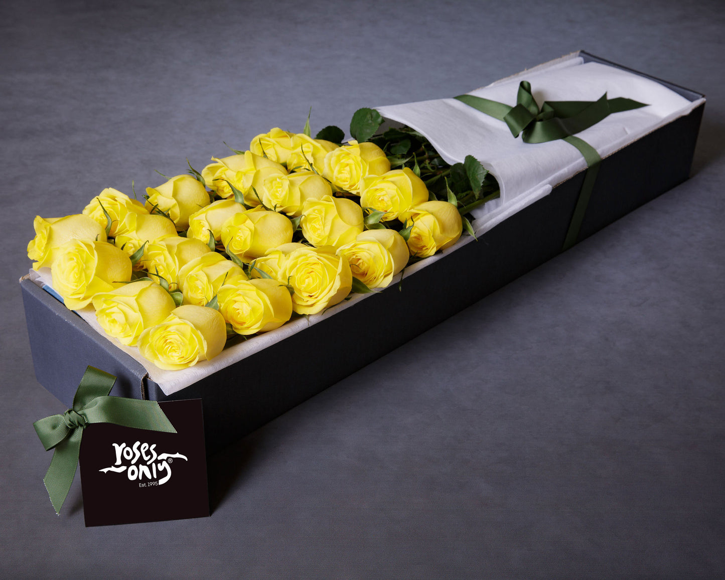 Long Stemmed Yellow Roses