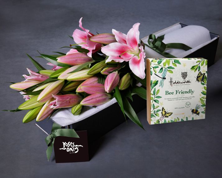 Pink Lilies & Chocolate