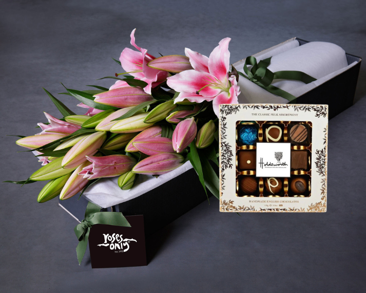 Pink Lilies & Chocolate