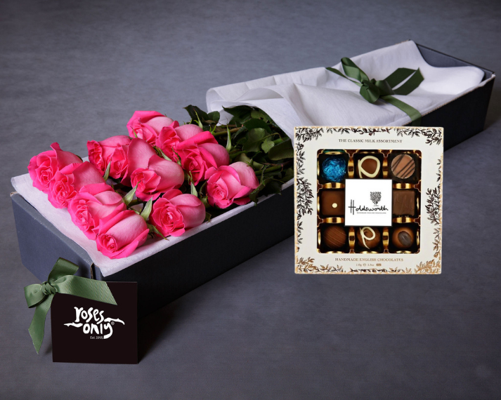 Pink Roses & Chocolates