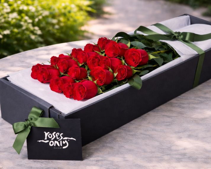 Long Stemmed Red Roses