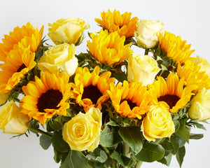 10 Rose & Sunflowers