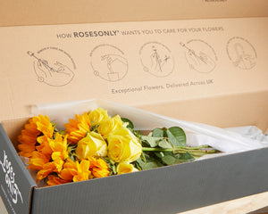 10 Rose & Sunflowers