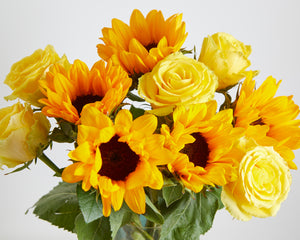 5 Rose & Sunflowers