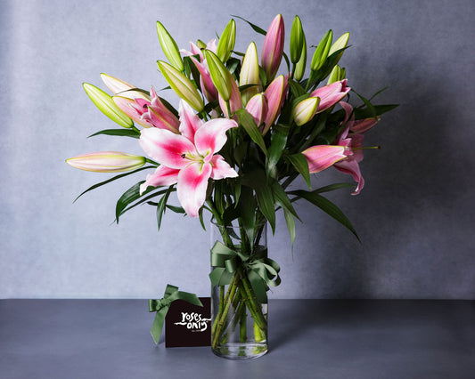 Fragrant Pink Lilies
