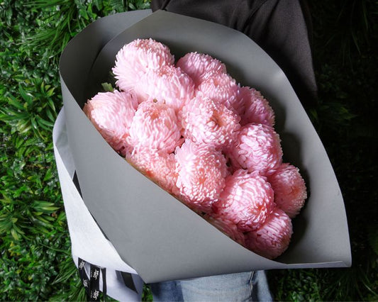 Stunning Pink Chrysanthemum Disbud Bouquet
