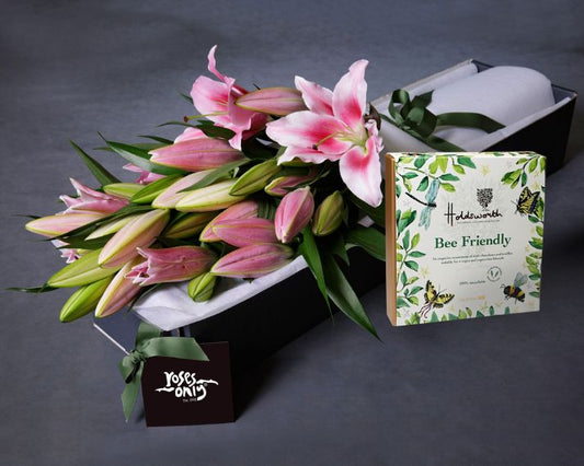 Pink Lilies & Chocolate