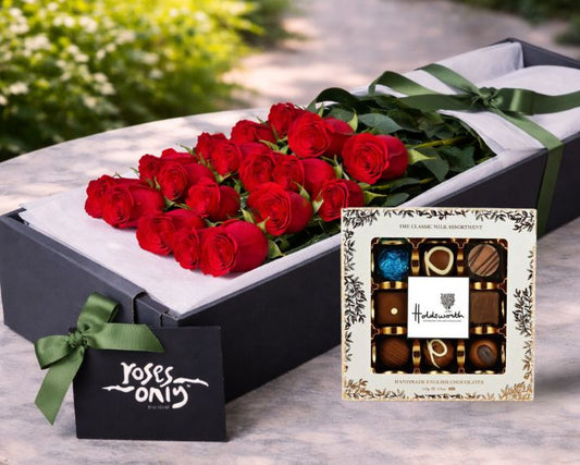 Valentine's Day Roses - Red Roses & Chocolates