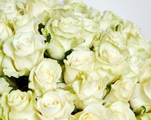 100 White Roses, Chocolates, Bear & Veuve