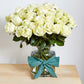 Long Stemmed White Roses