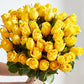 Long Stemmed Yellow Roses