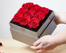9 RED Infinity Preserved Roses