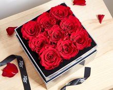 9 RED Infinity Preserved Roses